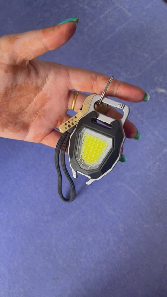 Mini Portable LED COB Keychain